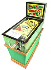 Antique 1930s Win-A-Lot Old Penny Operated Payout Pinball Arcade Machine Game