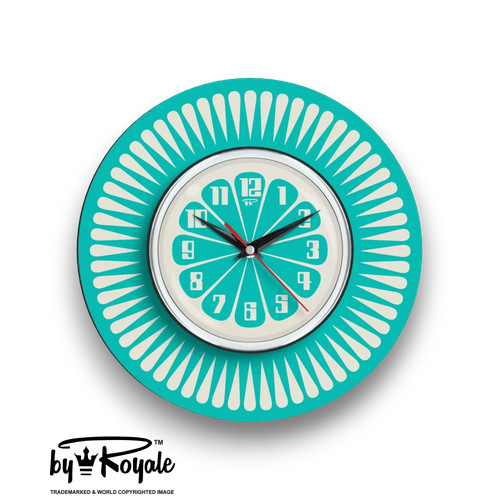Mid century modern clock - mid,