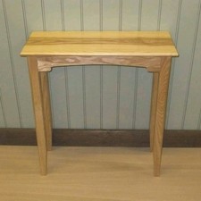 Ash Side Table, Handmade Solid