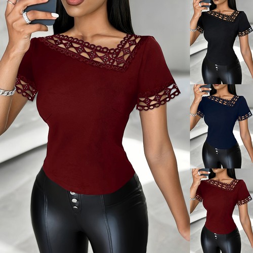 Women lace shirt tops - lace,
