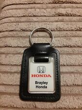 Vintage Honda Brayley Car Keyring Keychain Collectable Leather 