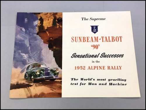 1953 sunbeam talbot - 90, vintage