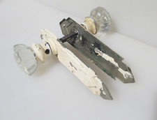 Vintage Cut Glass Door Handles