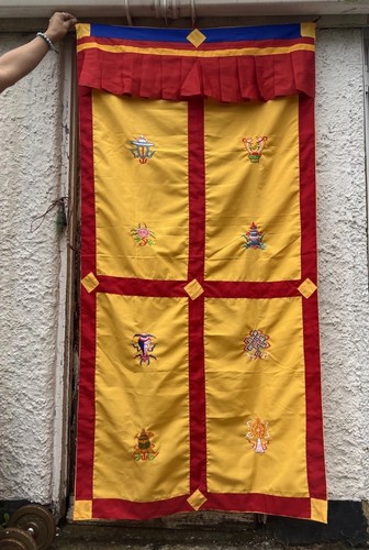 House decor yellow embroidery - decor,