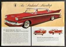 PACKARD HARDTOP USA Single Sheet Car Sales Literature 1958 #F817E