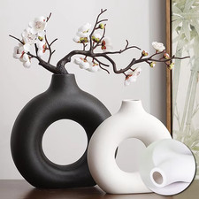 Modern donut vase minimalist - vase,