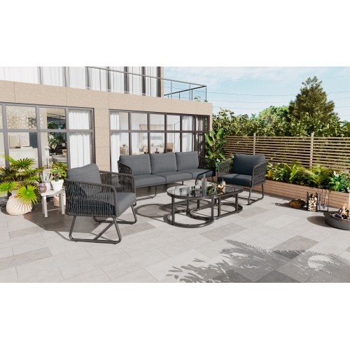 Piece grey rattan - 5,