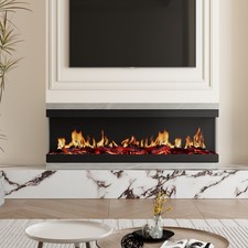 LED Fireplace Media Wall Fire