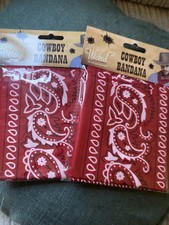 2 Cowboy Bandana Adult Wild