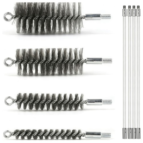 Chimney maintenance brush - maintenance, with