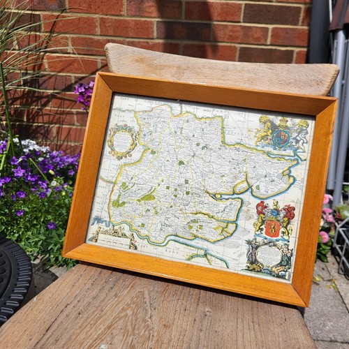 Antique framed map essex by - antique,