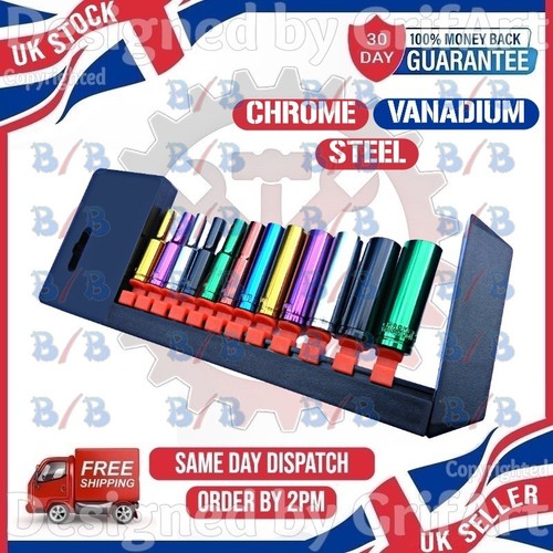 12pc coloured deep drive - coloured,