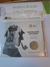 2019 Sherlock Holmes 50p. In Royal Mint Pack