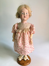 Cute Repro Antique German Bisque Kammer & Reinhardt Jointed Doll 14.5”
