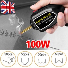 Hot Plastic Welder Heat Gun 200 Staplers Welding Machine Car Bumper Repair Kit