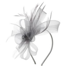 Women Flower Feathers Pearl