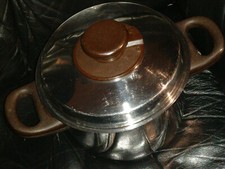 Fissler 18/10 Stainless Steel Litre 16 cm Stockpot With Steam Release Knob