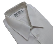 Marcella Dress Shirt STD Collar White Evening Wear by Goldings Ltd CLR 17.5" XLS