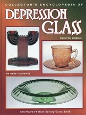 Kitchen Depression Glassware - Makers Forms Colors.../ Illustrated Book + Values