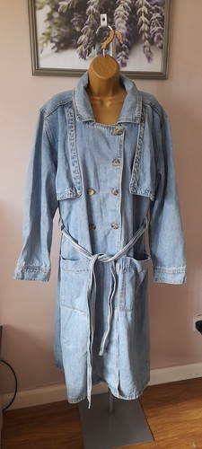 Denim trench faded dnm - faded, coat