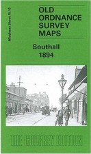 Southall 1894: Middlesex Sheet 15.10 (Old O.S. Maps of... - Oates, Johnathan
