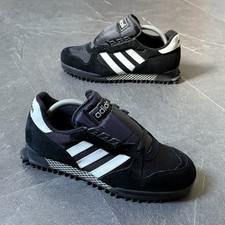 Vintage 1999 Adidas Marathon TR UK7.5 / US8 Made In China OG 90s New Black