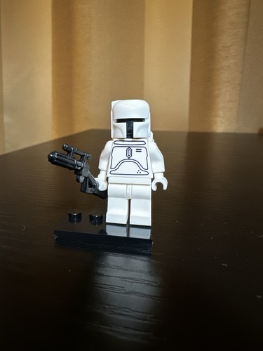 Custom star wars white boba - wars,