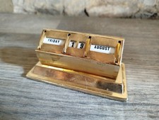 Vintage Desk Calendar  -- Retro Manual 