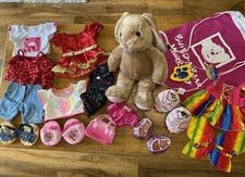 Build A Bear bundle Rabbit Clothes Outfits Skechers Roller Skates Job Lot