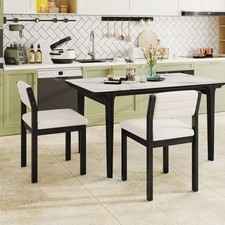 2 Pcs Armless Side Chairs