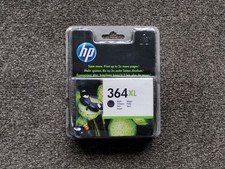ORIGINAL HP 364XL BLACK CN684EE, HIGH YIELD INK CARTRIDGE. 2022, NEW & SEALED 