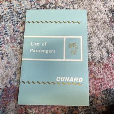 VINTAGE CUNARD RMS QUEEN MARY