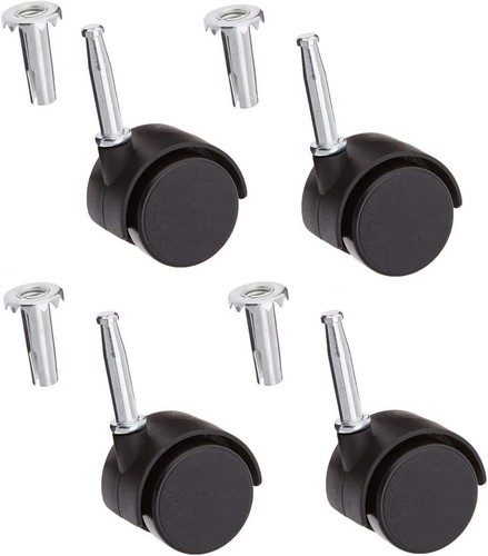 Twin wheel castors swivel - twin,