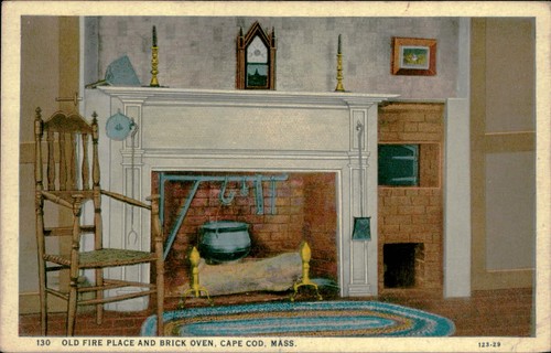 Postcard 130 old fire - postcard:,