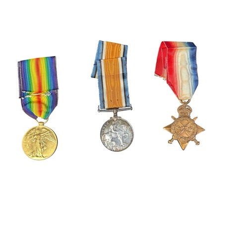 Ww1 british medal trio - ww1,
