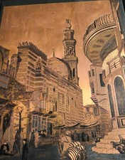 Mosque Of The Sultan Barkook Copper Plate