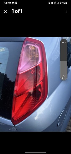 Fiat punto 2007 - rear, drivers