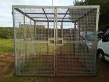 Galvanized, Heavy Duty Metal Cage, Security, Warehouse, Outside, Animal