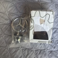 Mercedes-Benz Star Bonnet Emblem Badge Chrome E S C-Class