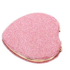  Love Makeup Mirror Travel Miss Heart-shaped Handheld Pocket Women