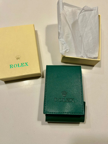Original rolex leather watch - leather,