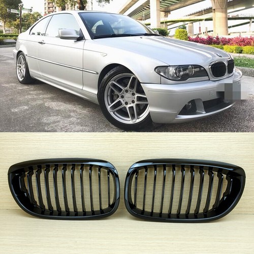 Kidney glossy black grilles - kidney,