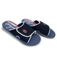 D555 Big Mens Navy Sliders