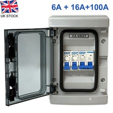 100A CONSUMER UNIT 6A + 16A