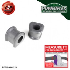 Powerflex Heritage FrARB Mnts 22mm For Escort Mk3 & 4, XR3i 80-90 PFF19-406-22H