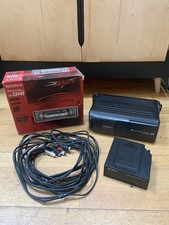 SONY RETRO CAR STEREO XR-CA440 CASSETTE PLAYER AND CDX-606 10 DISC CHANGER