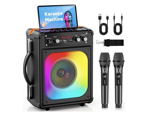 Karaoke machine with - karaoke, mics