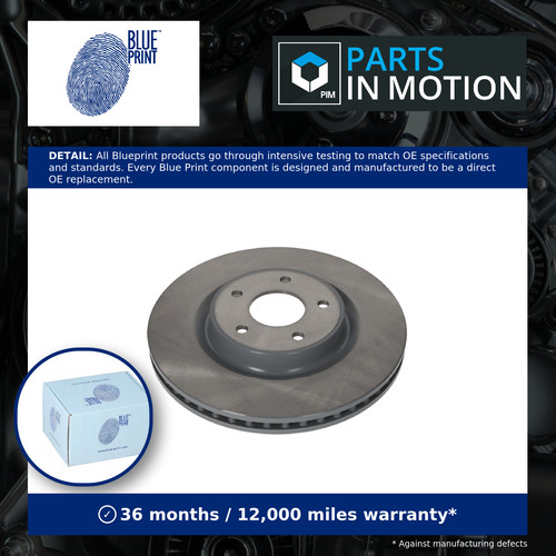 Brake discs pair - discs, vented