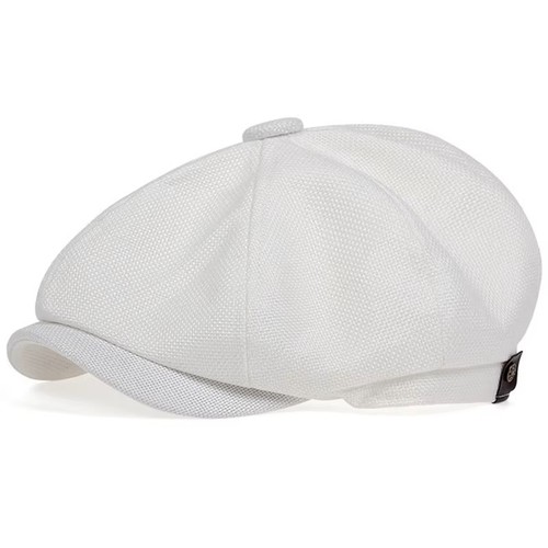 White vintage newsboy - white,