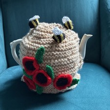 Hand Knitted Bee hive with